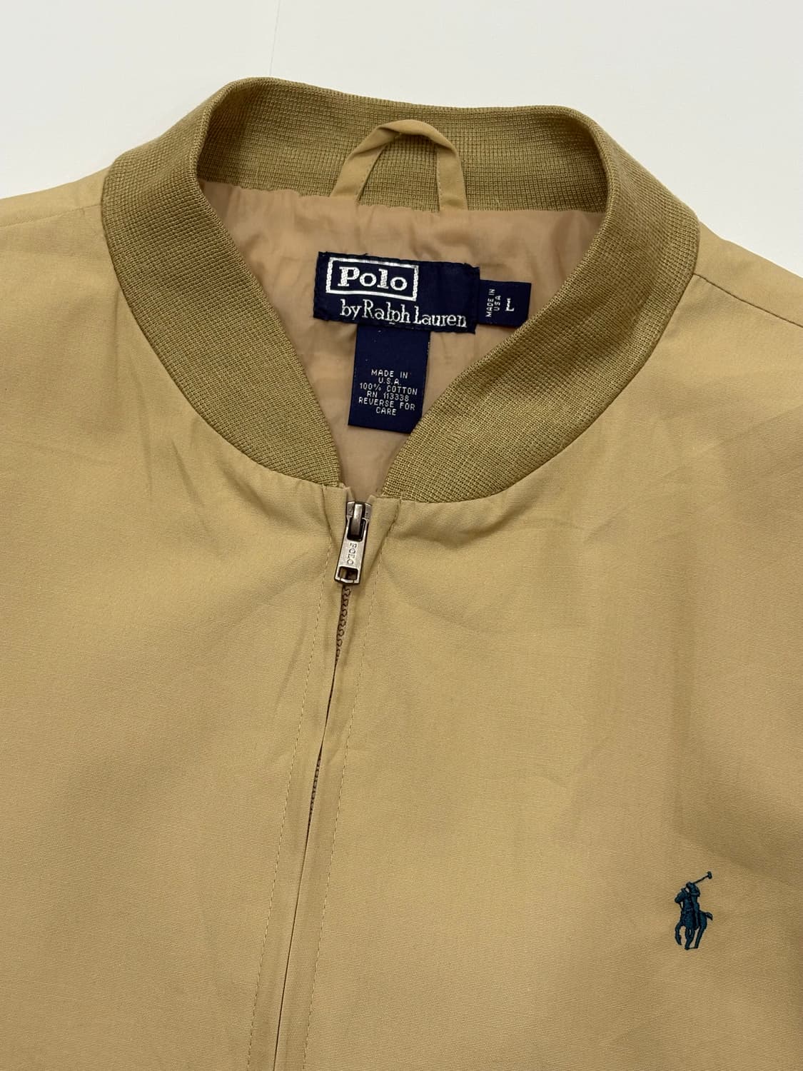 Polo 폴로랄프로렌 베이지 오버핏 블루종 상품이미지2