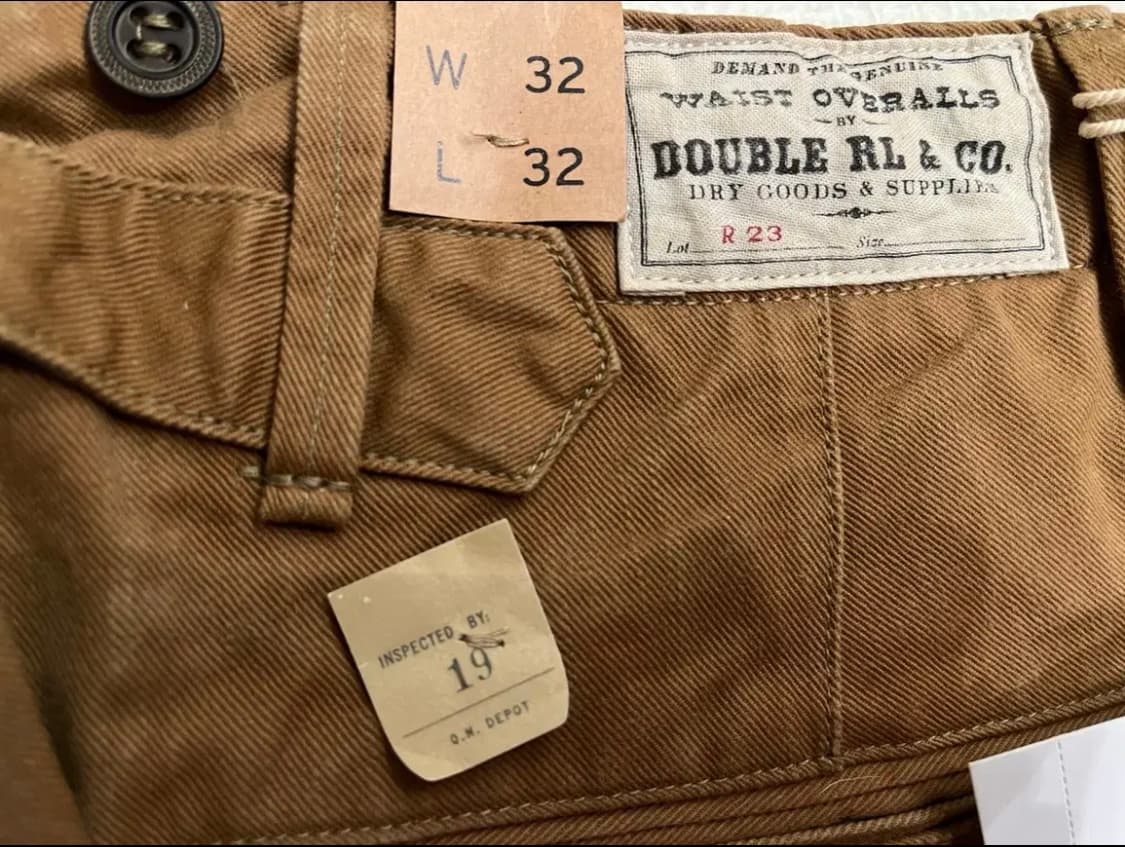 RRL CINCH BACK HEAVY COTTON FEILD PANTS 상품이미지5