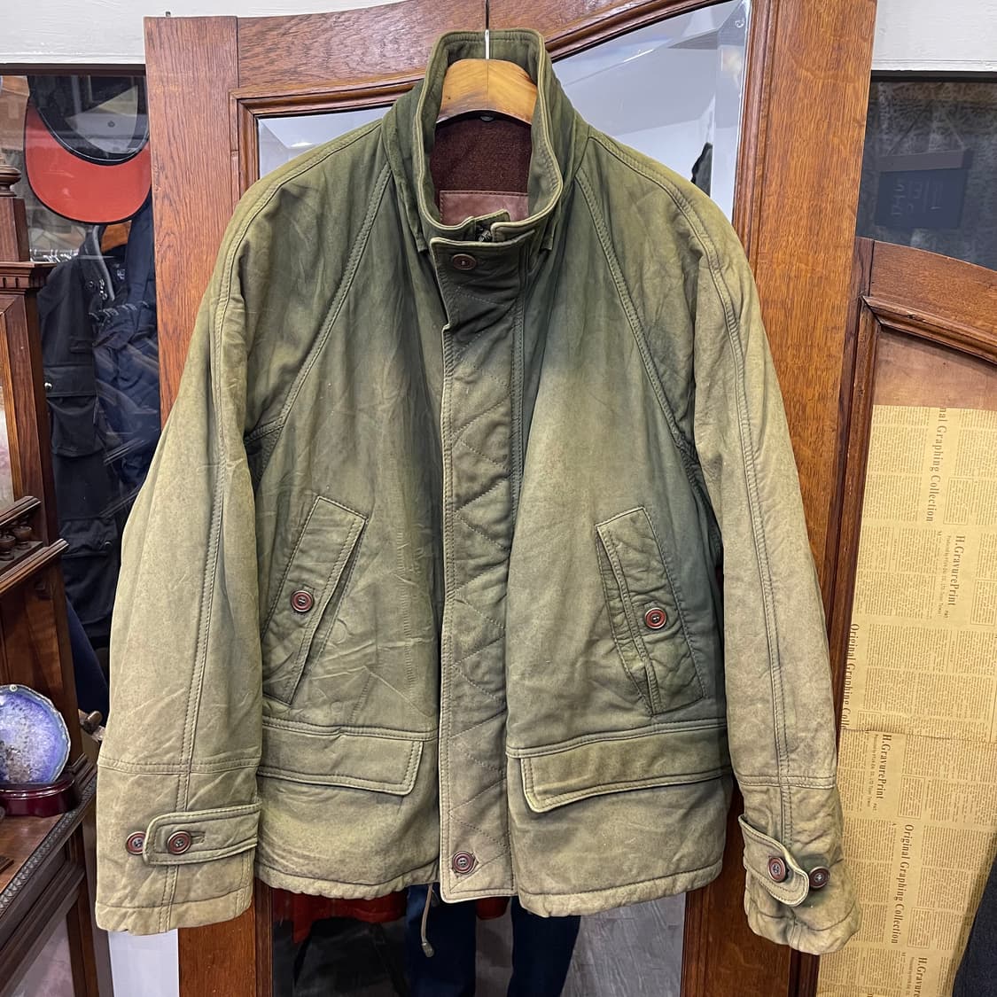 90's vintage leather jacket 상품이미지1