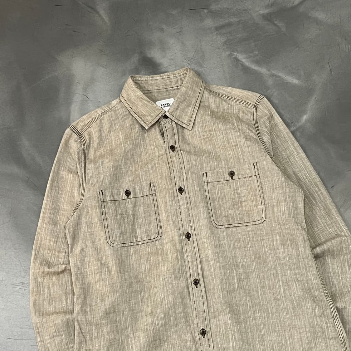  타케오키쿠치 워크 셔츠 y16312 상품이미지3