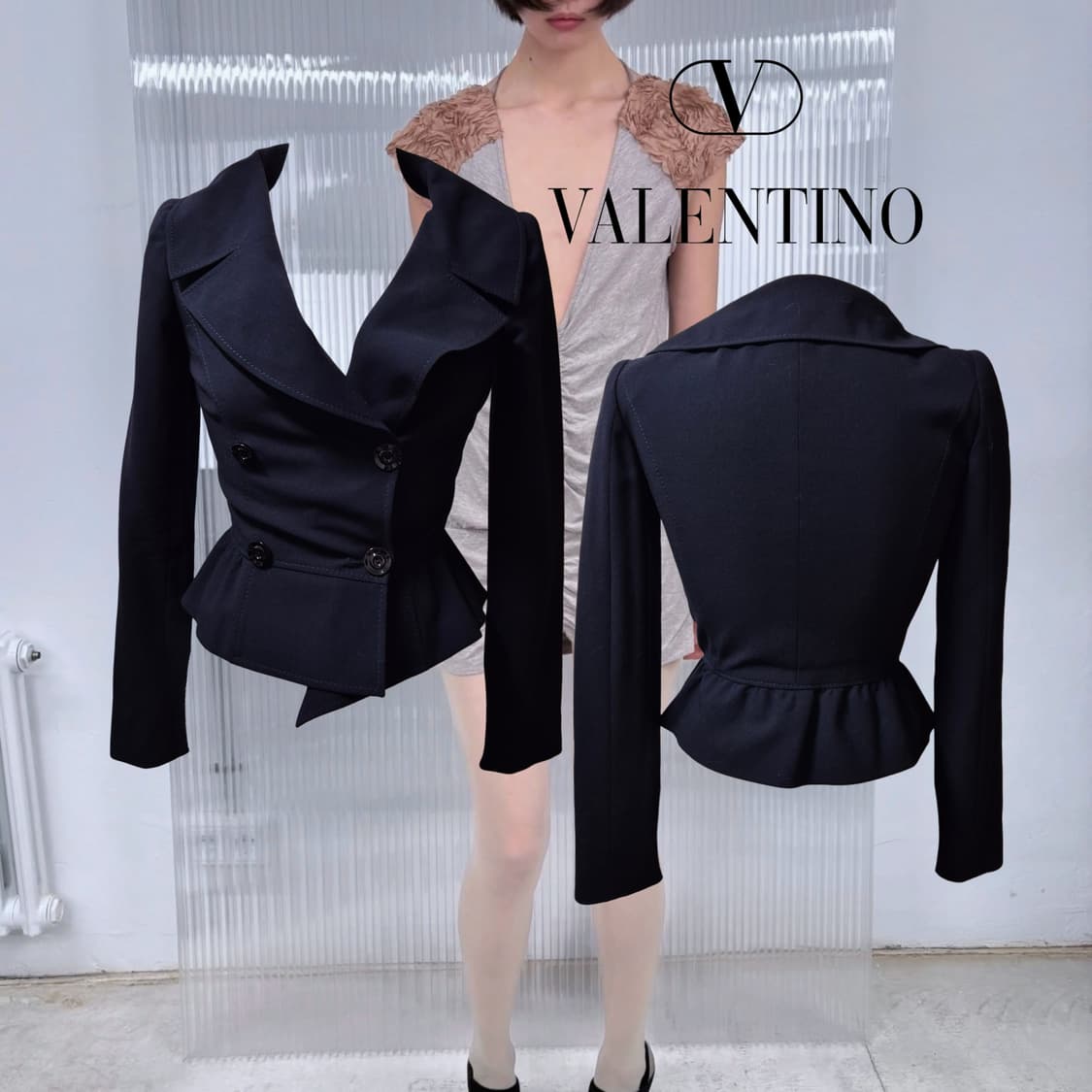 Valentino Double button frill jacket 상품이미지1