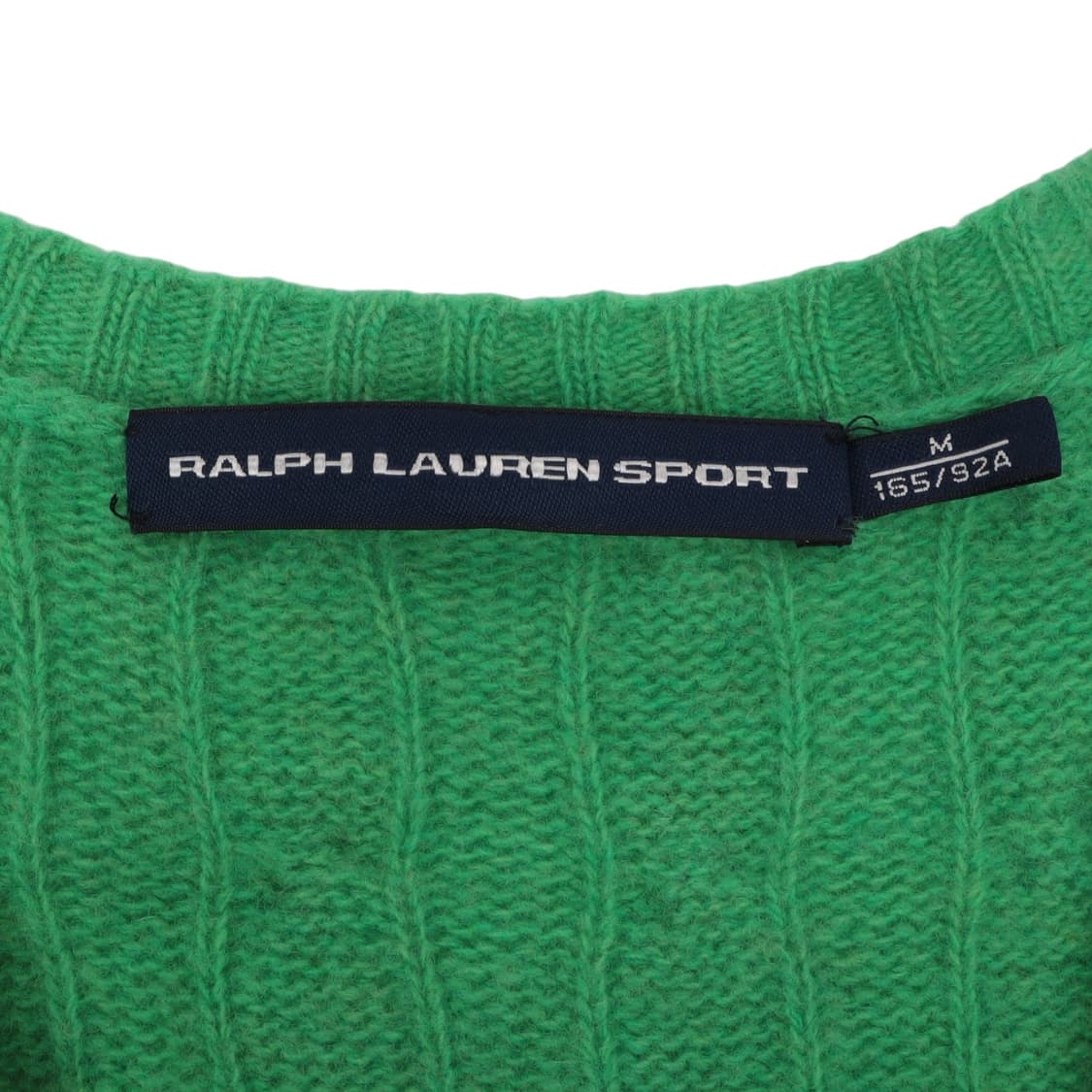 폴로 랄프로렌 그린 램스울 브이넥 니트 상품이미지8