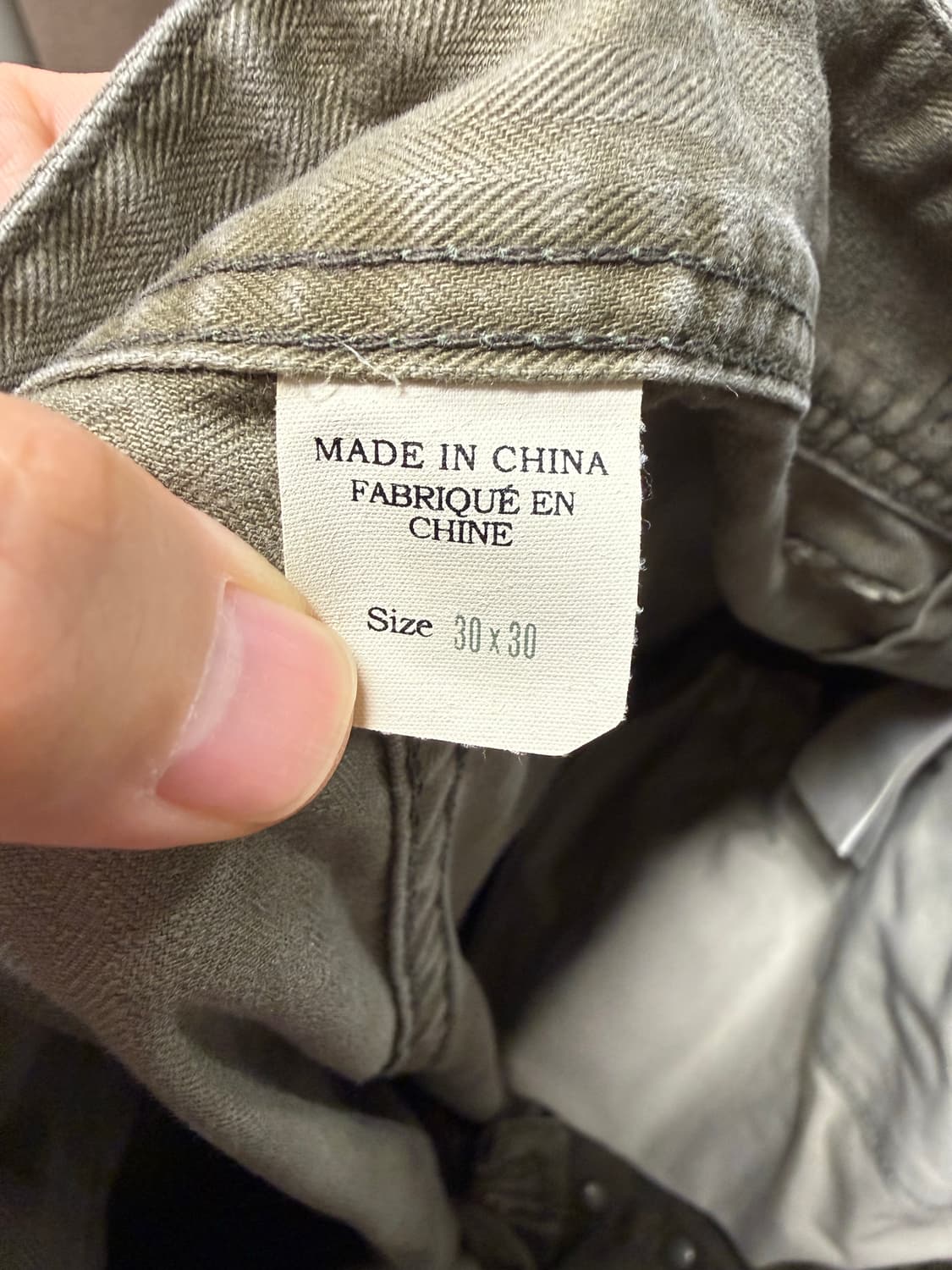 RRL 디스트레스드 헤링본 카펜터 팬츠 30x30 상품이미지3