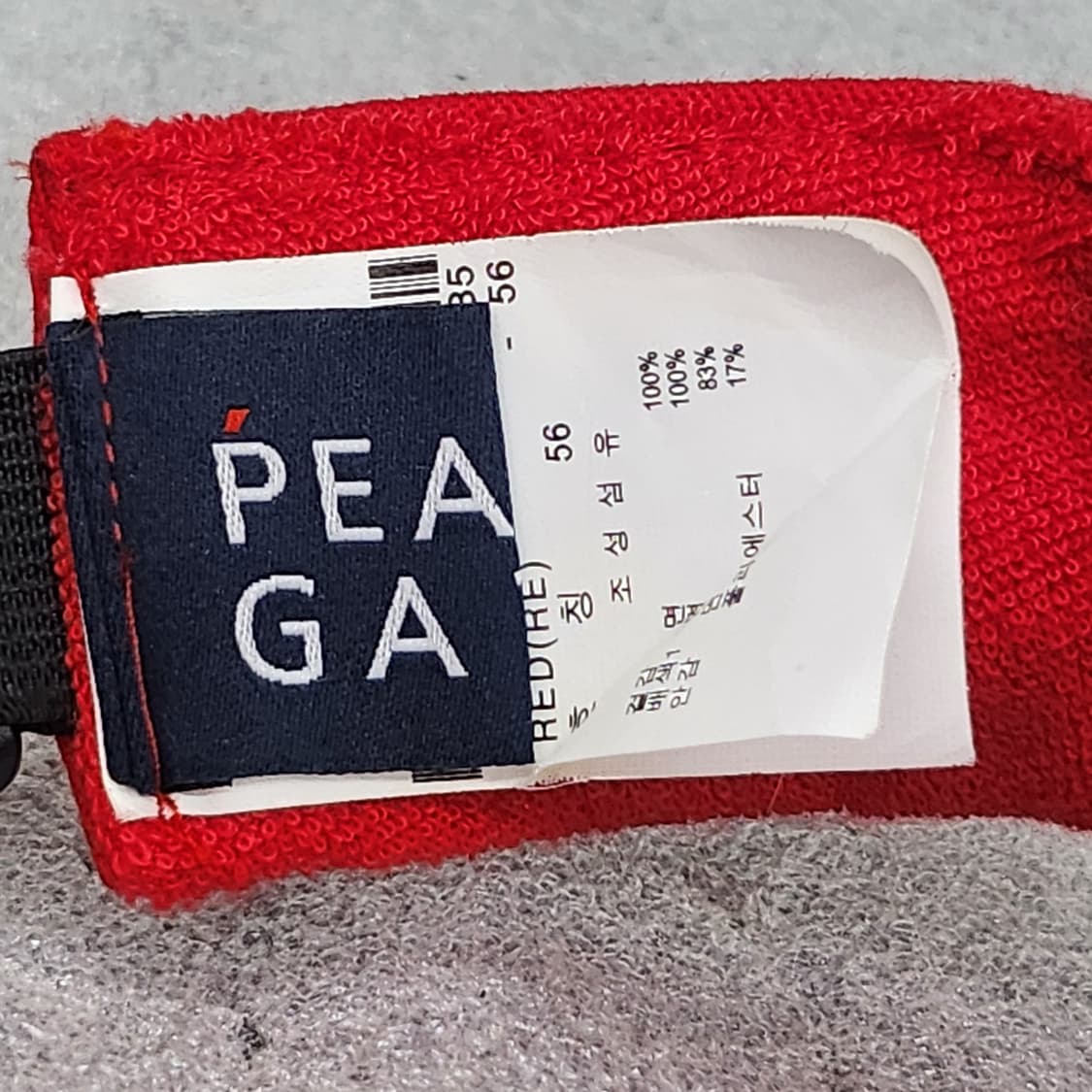 PEARLY GATES 국내정품 썬캡 레드56cm 상품이미지7
