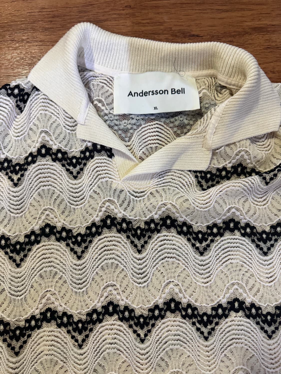 앤더슨벨 니트 카라티 반팔 상품이미지2