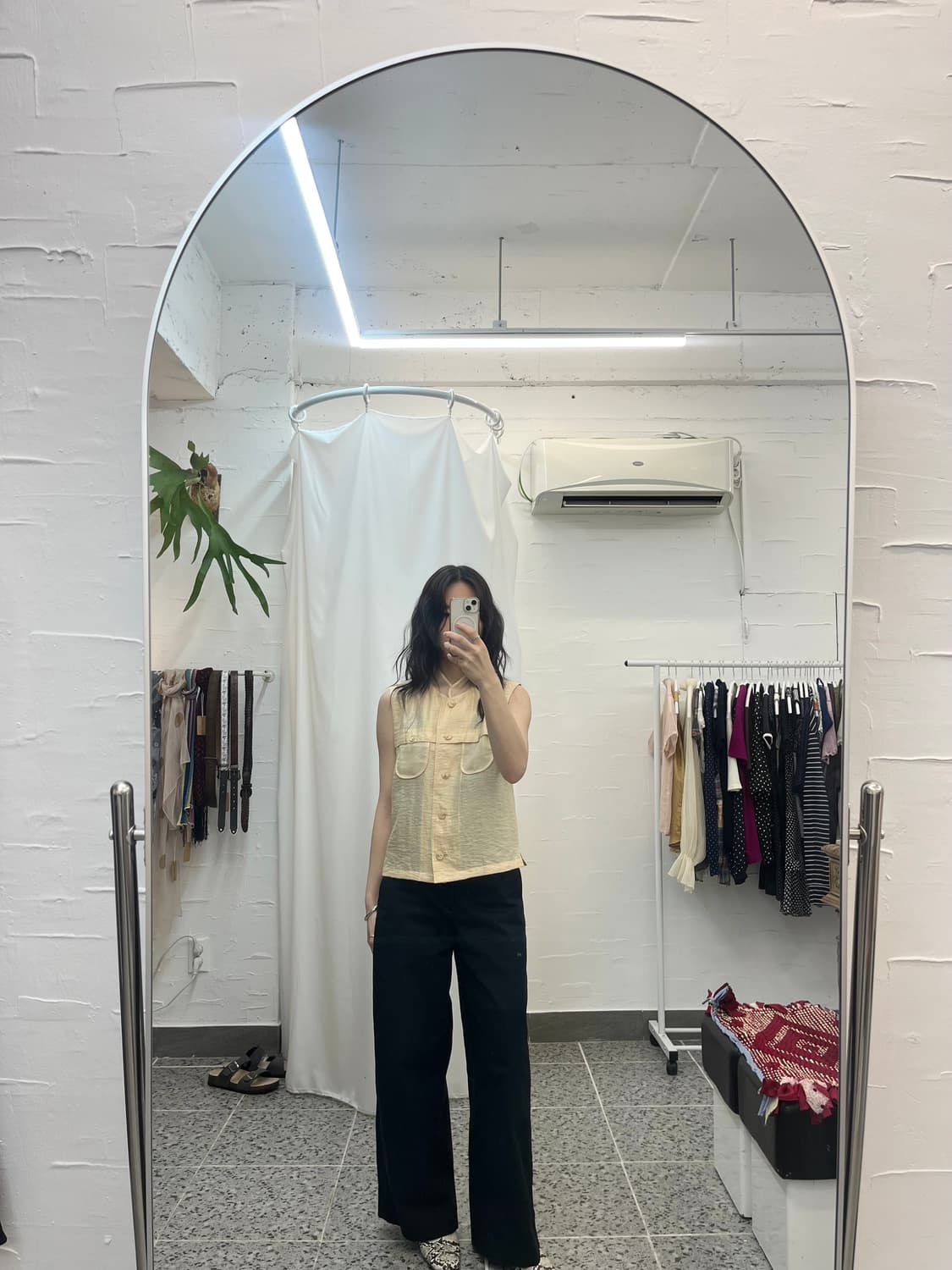 포켓 포인트 린넨 베스트 상품이미지6