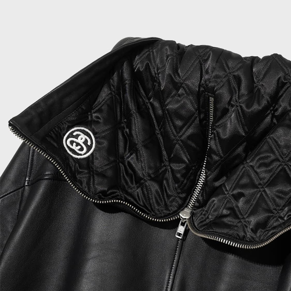 STUSSY leather jacket 상품이미지3