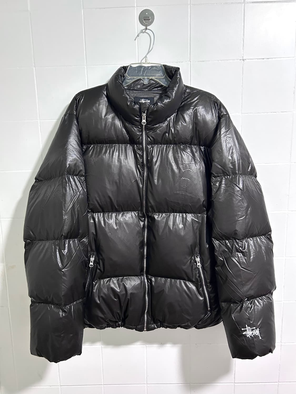 스투시 다운 퍼퍼 파라슈트 립스탑 패딩 상품이미지1