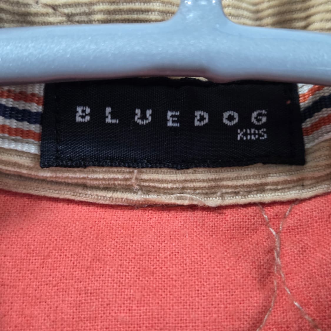 블루독 키즈 코듀로이 퀼팅 자켓 55/110 상품이미지3