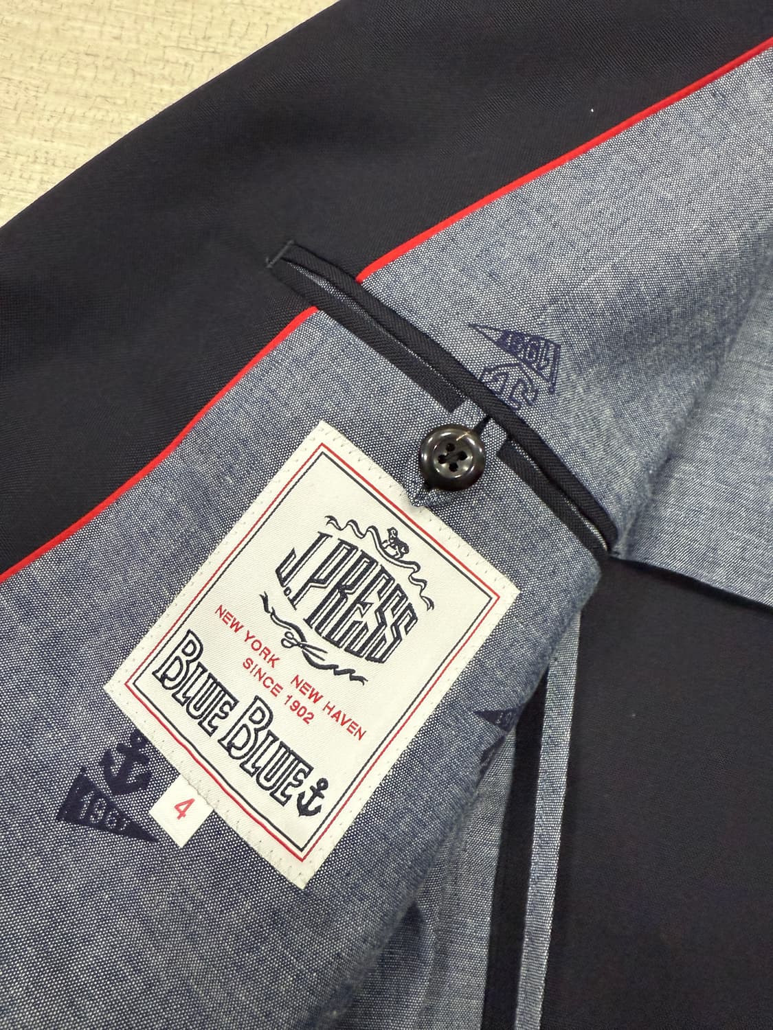 제이프레스 네이비 금장 상품이미지5