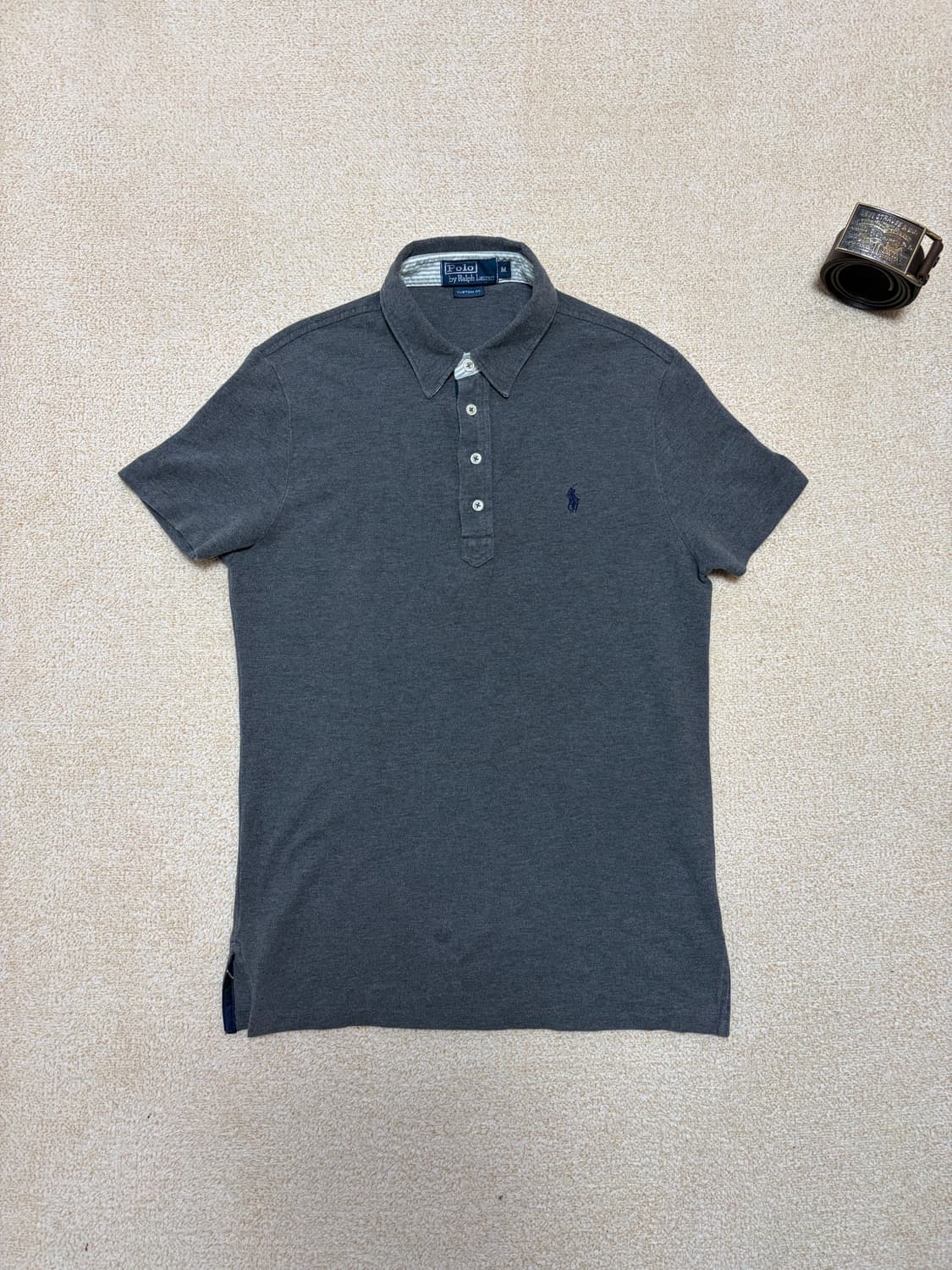 M) 폴로 랄프로렌 반팔 카라티 pk티 그레이 상품이미지1