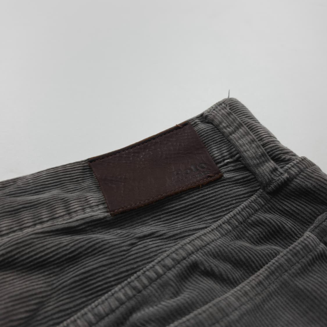 폴로 랄프로렌 가죽 패치 아메카지 코듀로이 팬츠 (32) 상품이미지5