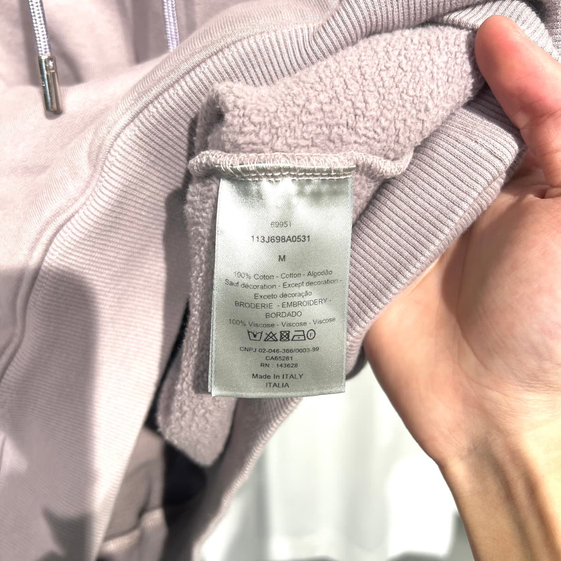 (M)디올 CD로고 후드티 상품이미지4