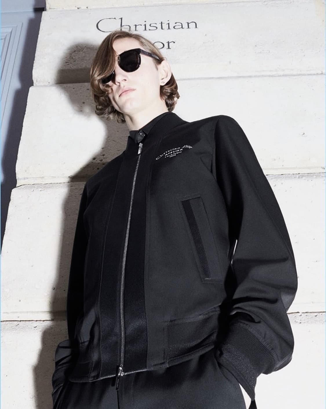 디올 아뜰리에 새틴 블루종 자켓 상품이미지1