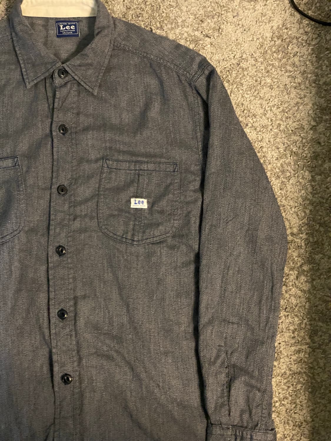LEE 리 재팬 샴브레이 워크 셔츠 상품이미지2