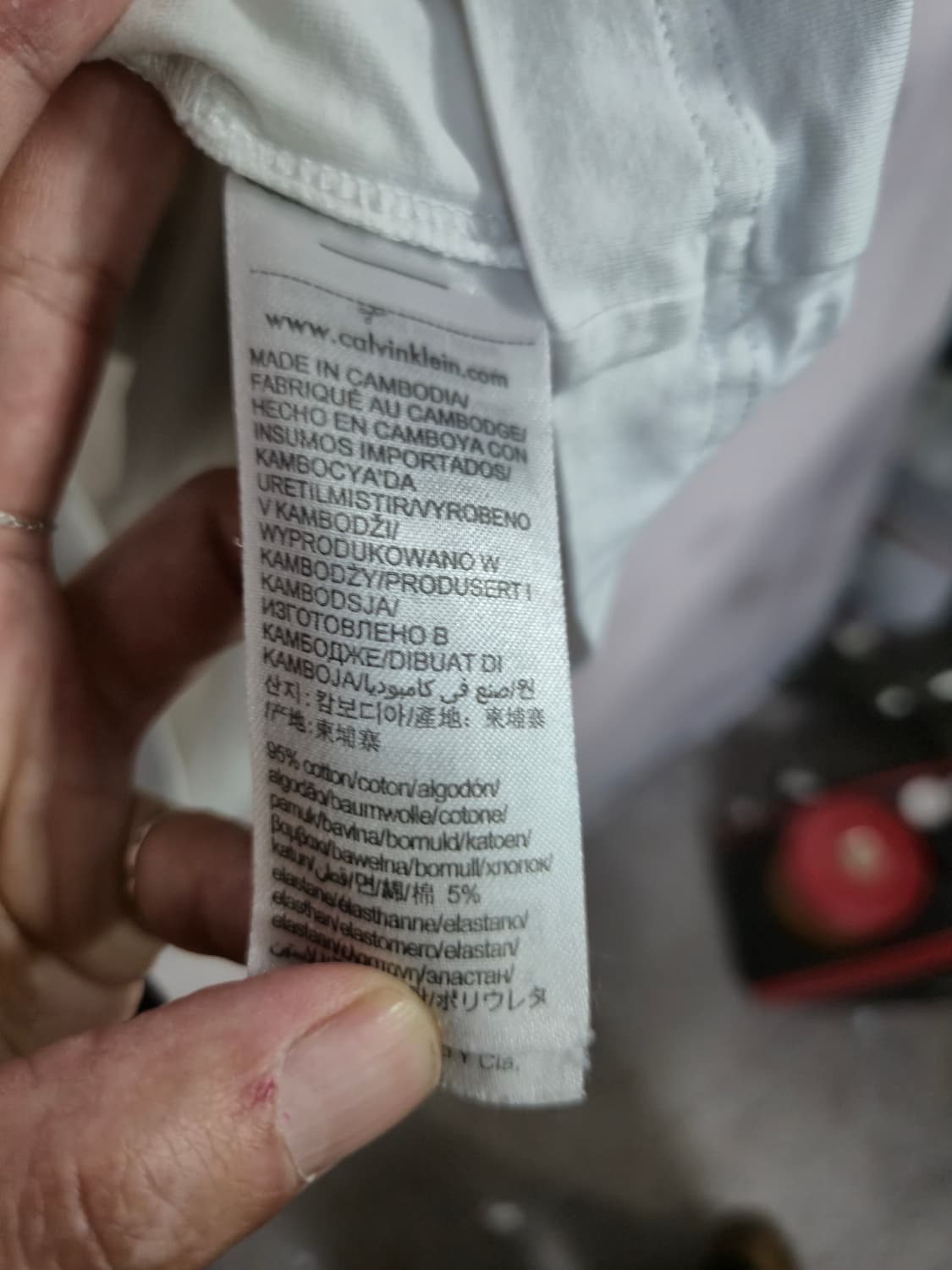 캘빈클라인 반팔 티셔츠 라이트그레이 상품이미지4