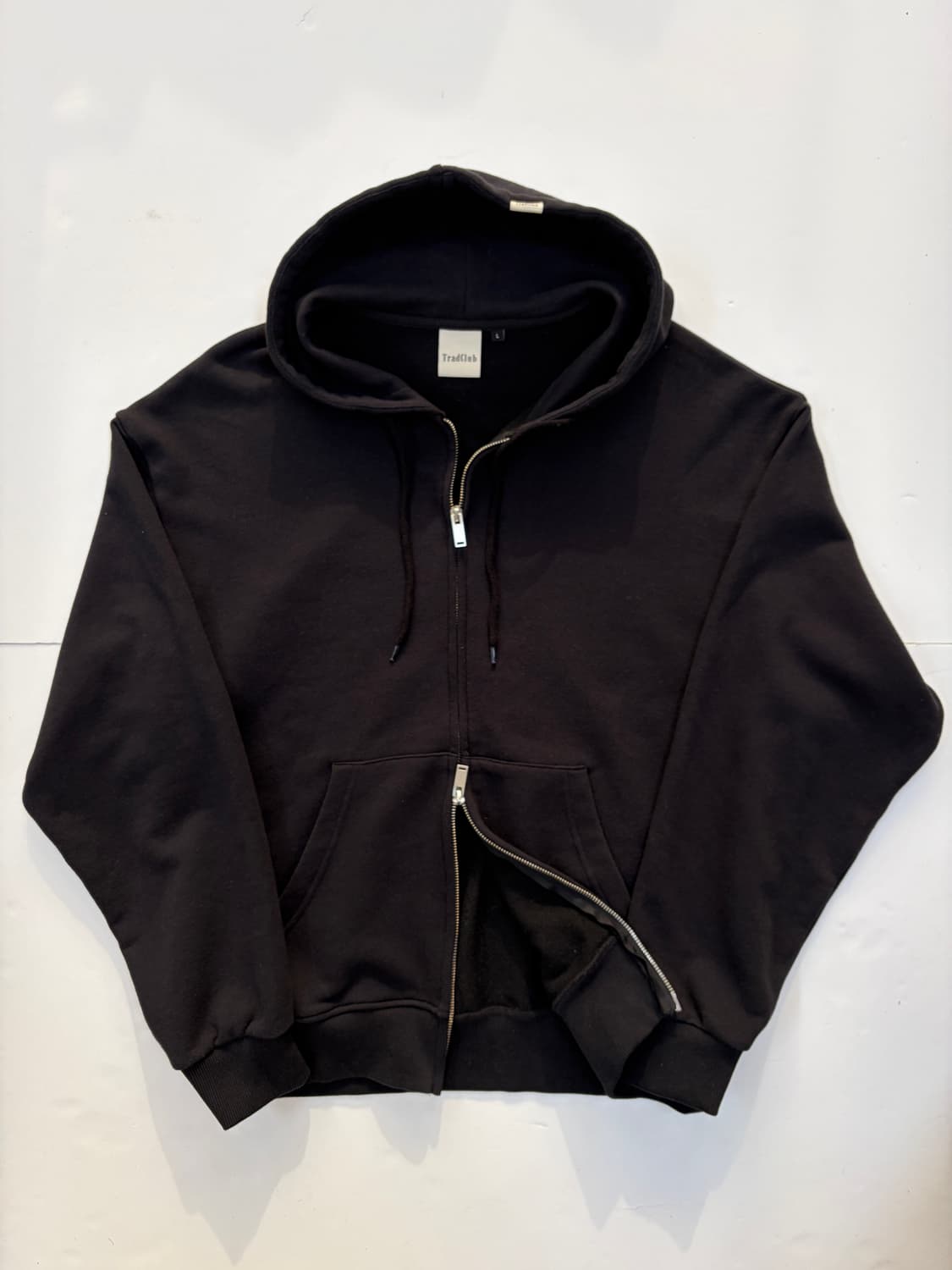 트래드클럽 스웨트 오버 후드집업 상품이미지2