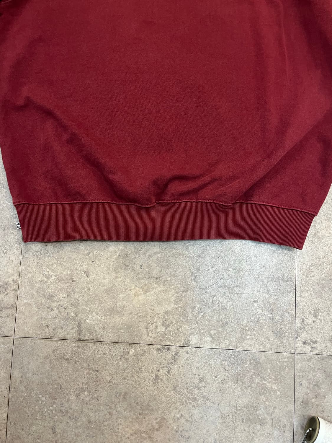 디스이즈네버뎃 레터링 맨투맨 버건디 L #csz2238 상품이미지8