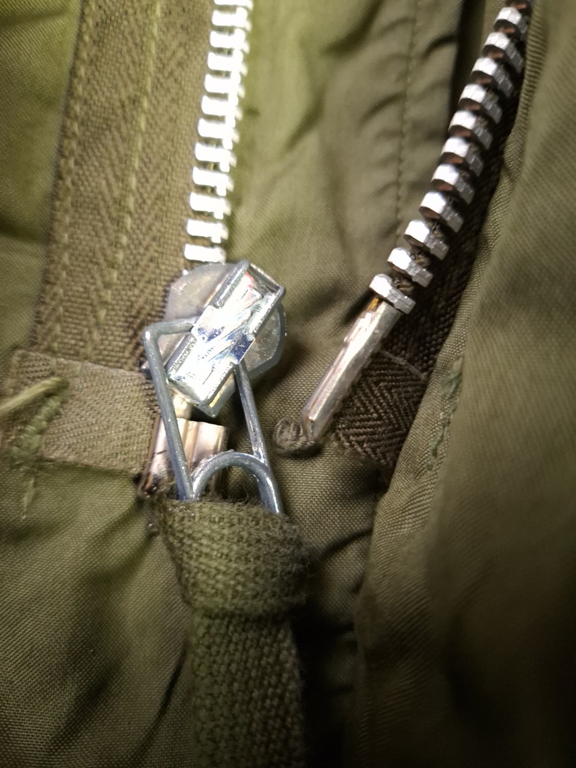 완전 새제품 오리지날 초기형 미군 M-65피쉬테일 개파카 스몰 풀셋트 상품이미지8