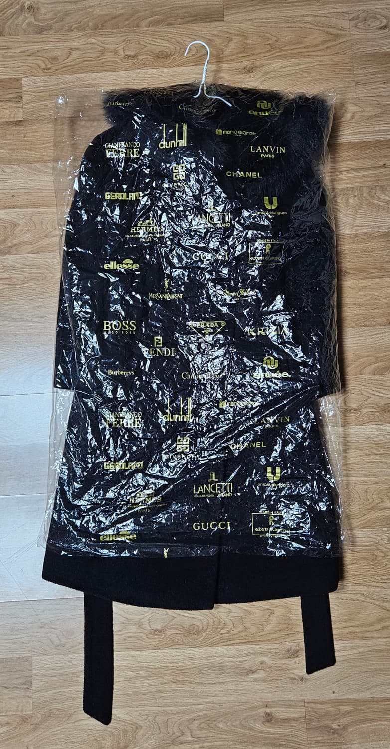 케이엘바이린 블랙 후드퍼 벨트 코트 상품이미지4