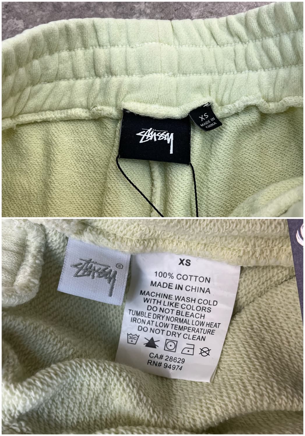 스투시 밴딩 조거 팬츠 라임 XS #csz2967 상품이미지3