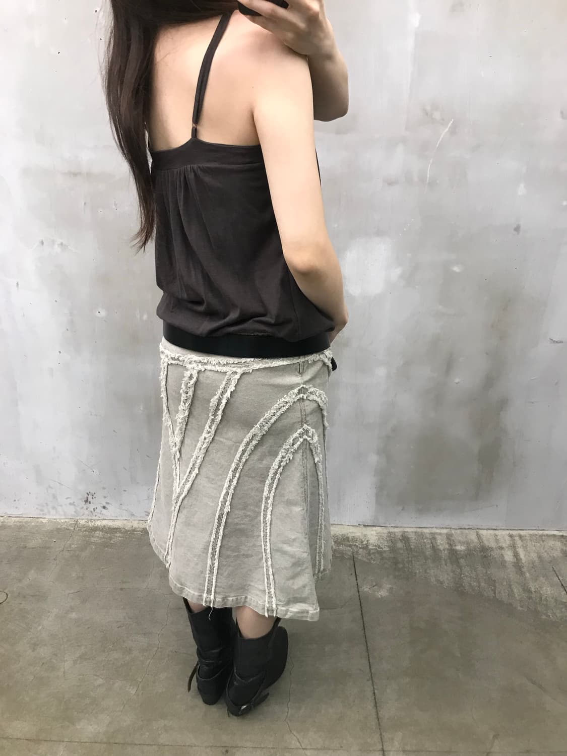 Cut-out Skirt 상품이미지5