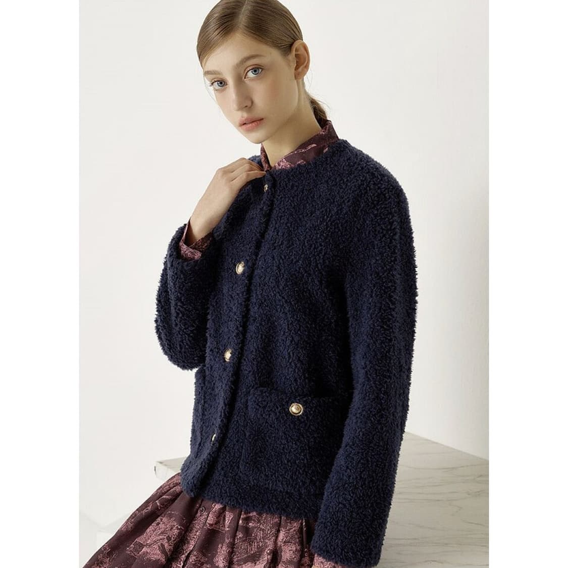 씨티지 GityGee 신상 컬링 퍼 자켓 상품이미지1