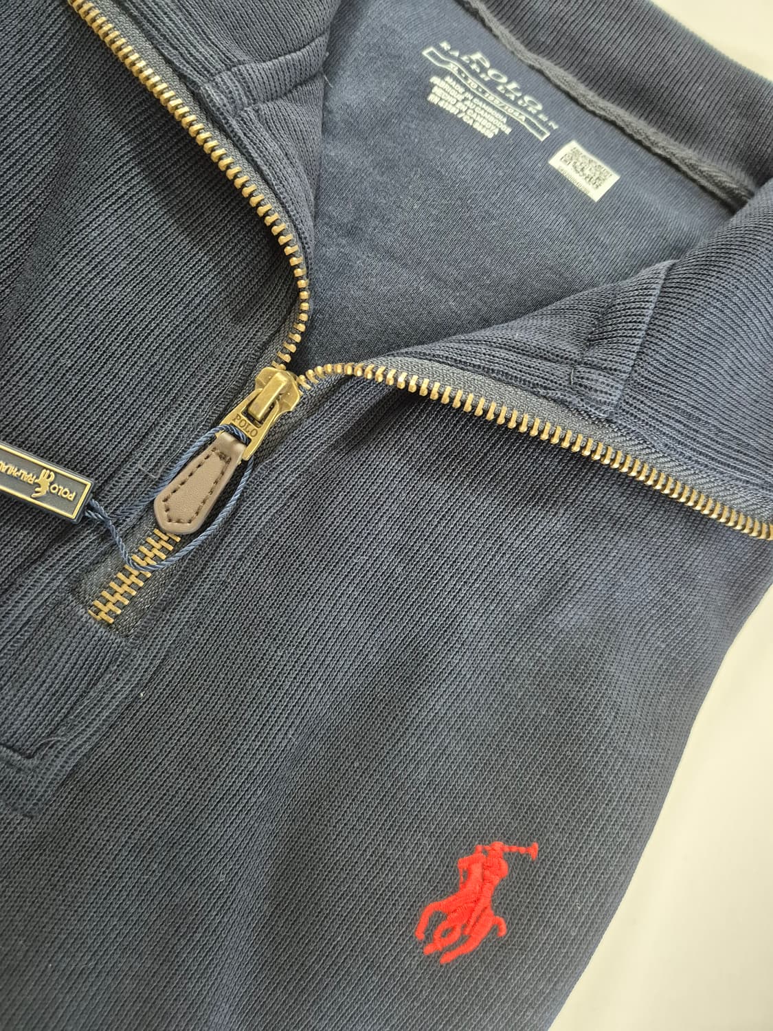 폴로 코튼 집업 L, XL (새상품) 상품이미지5