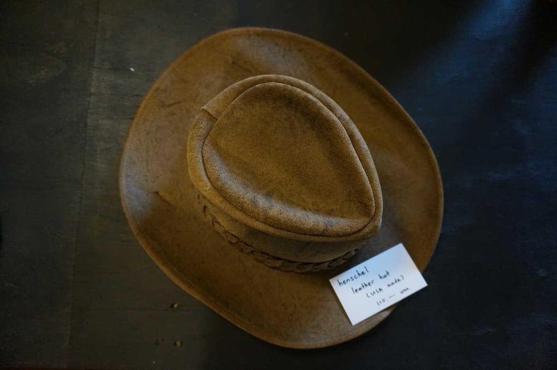 henschel leather hat(USA made) 상품이미지10