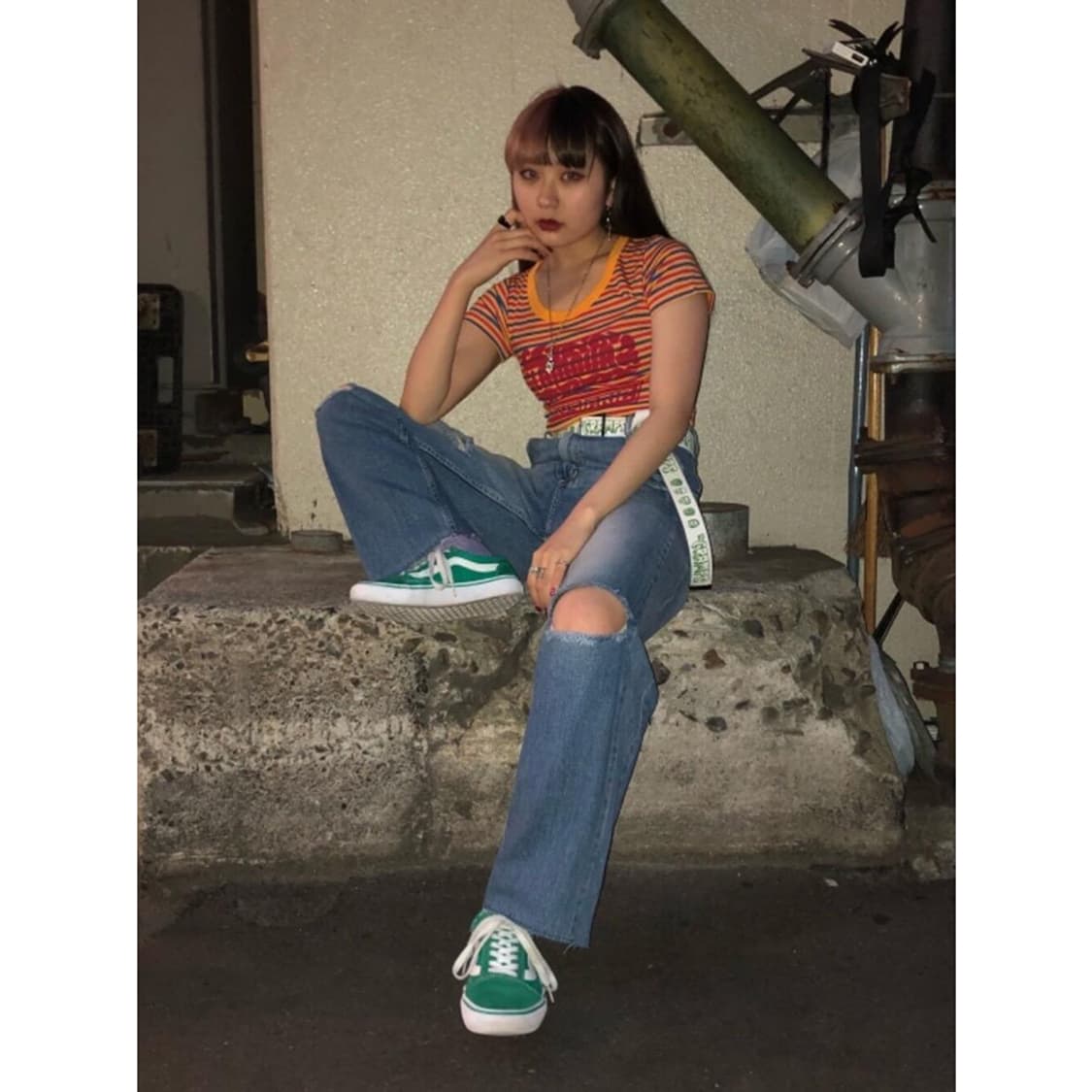  HYSTERIC GLAMOUR FIRE LOGO Chibi TEE 상품이미지4