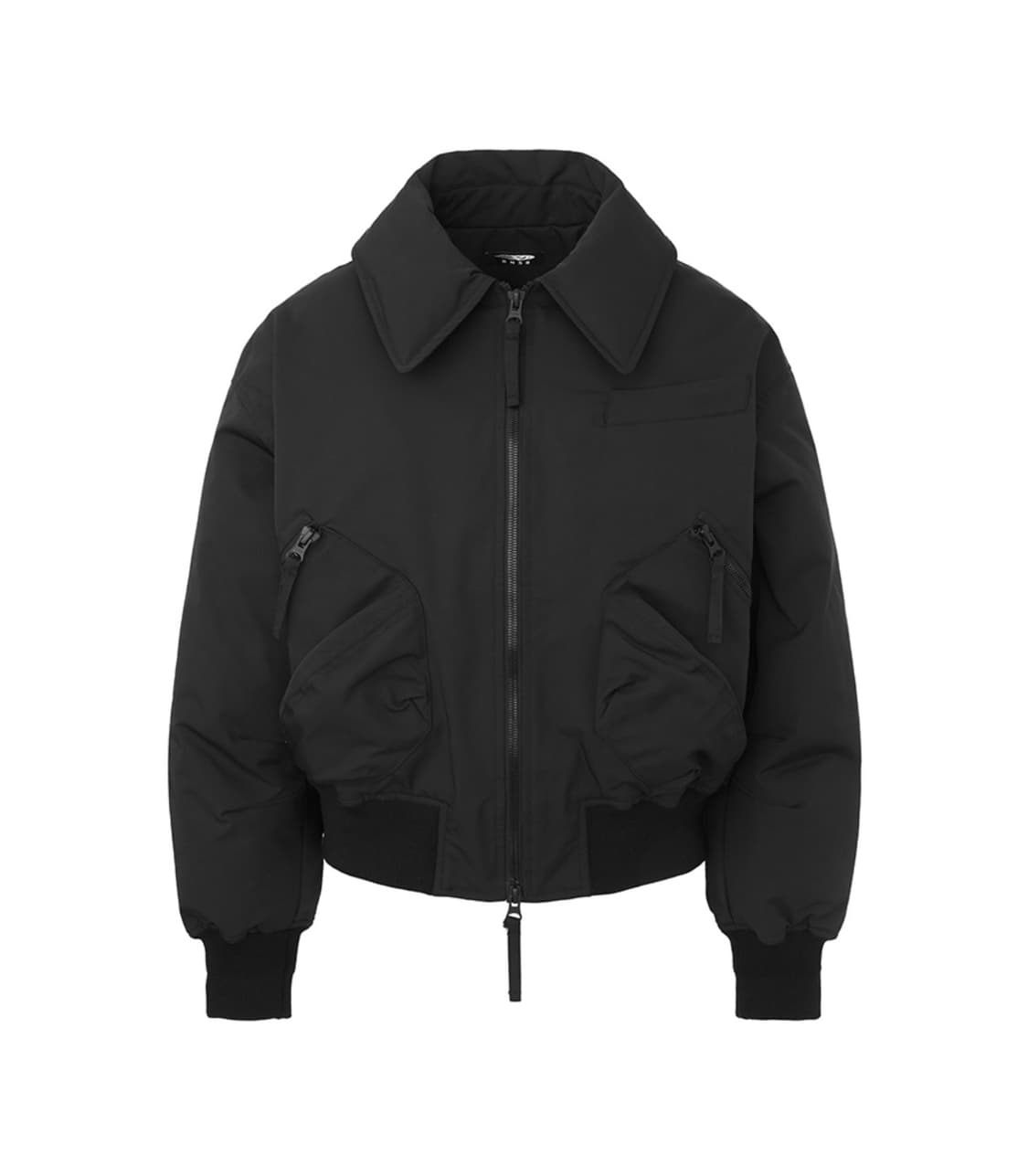 DNSR 디앤써 플라이트 크롭 덕다운 패딩 점퍼 블랙 L 상품이미지2