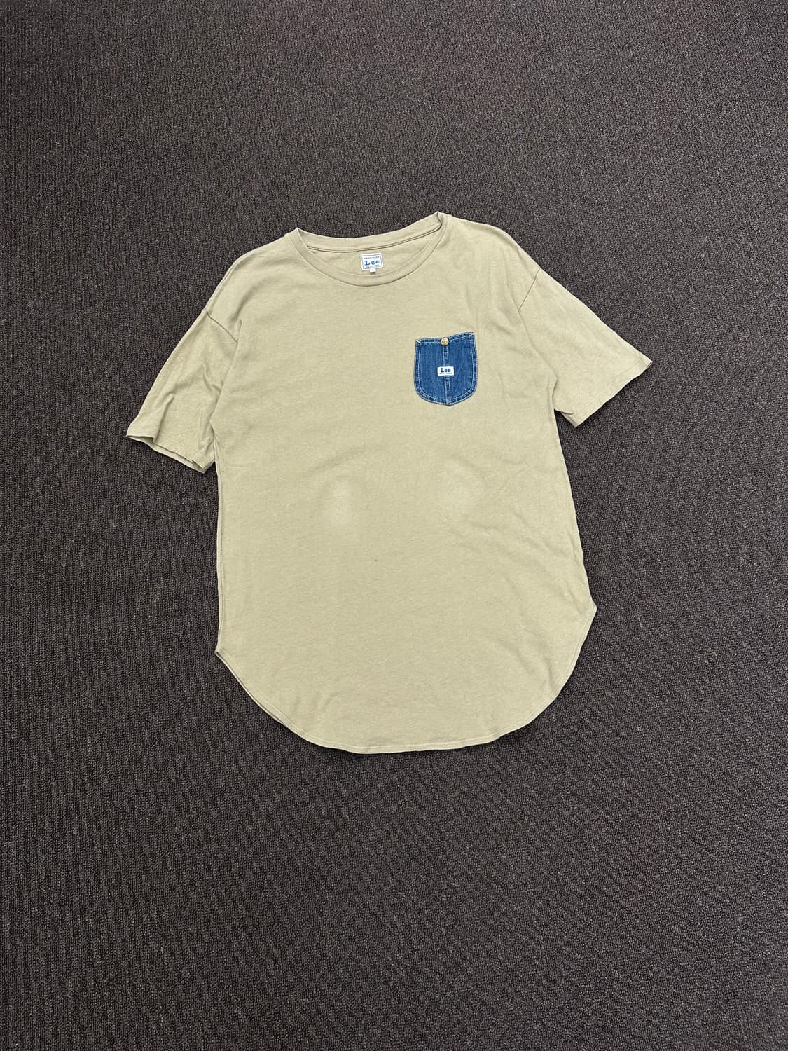 OS)Lee vintage 데님 포켓 디테일 반팔 상품이미지1