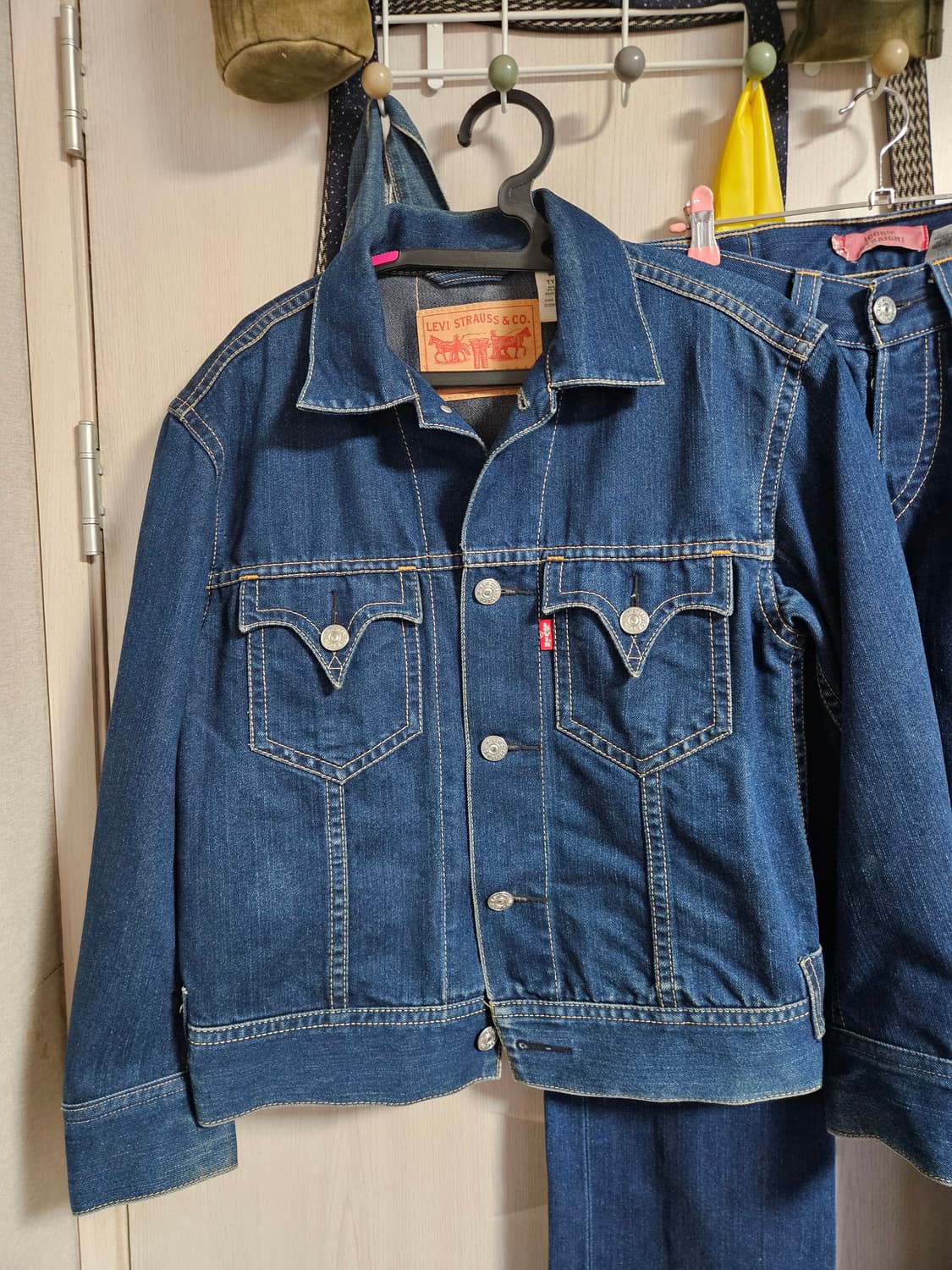 00s levis type1 청셋업 m/30 리바이스 빈티지 상하의 상품이미지1