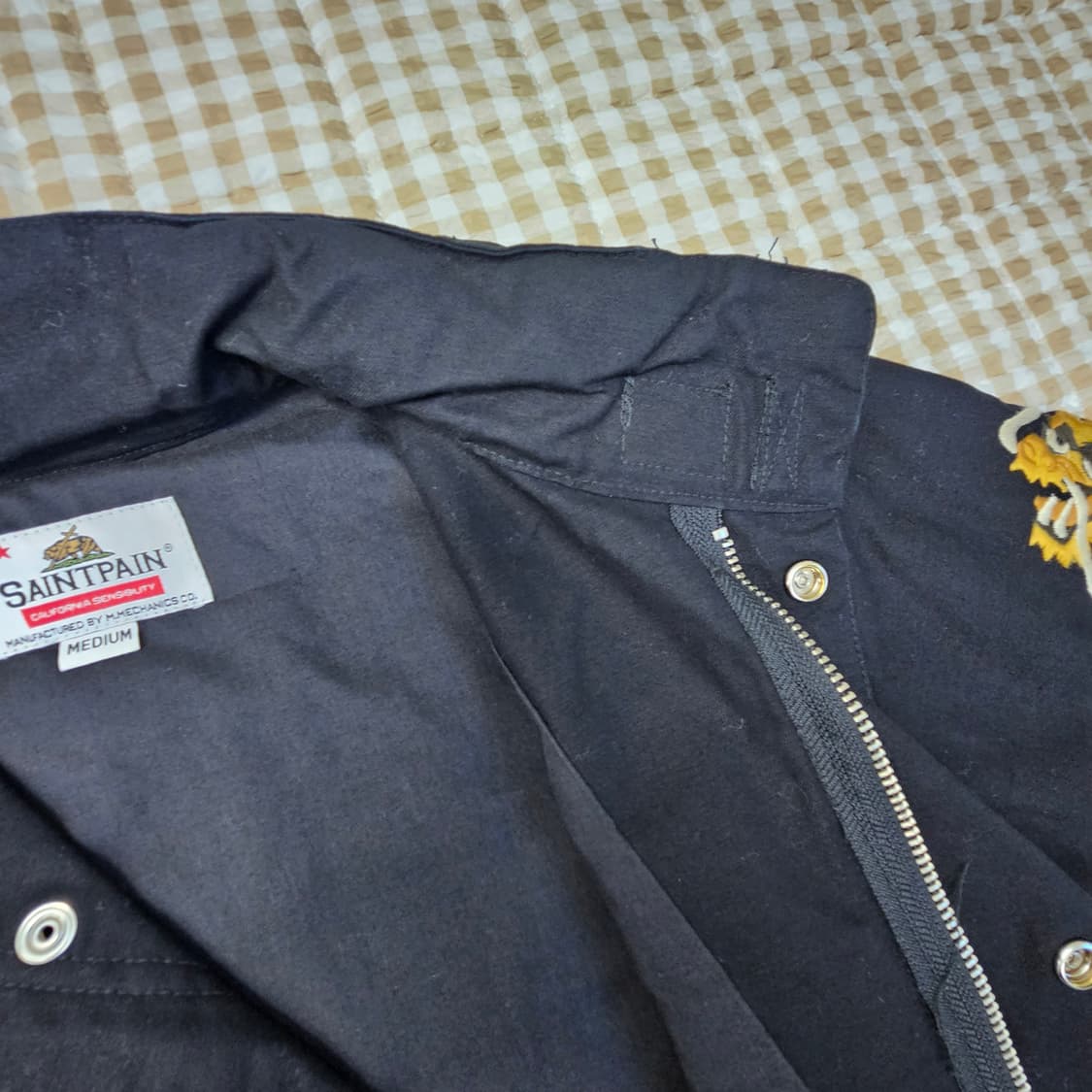 세인트페인 드레곤자주 간절기 면자켓 남자100 상품이미지7