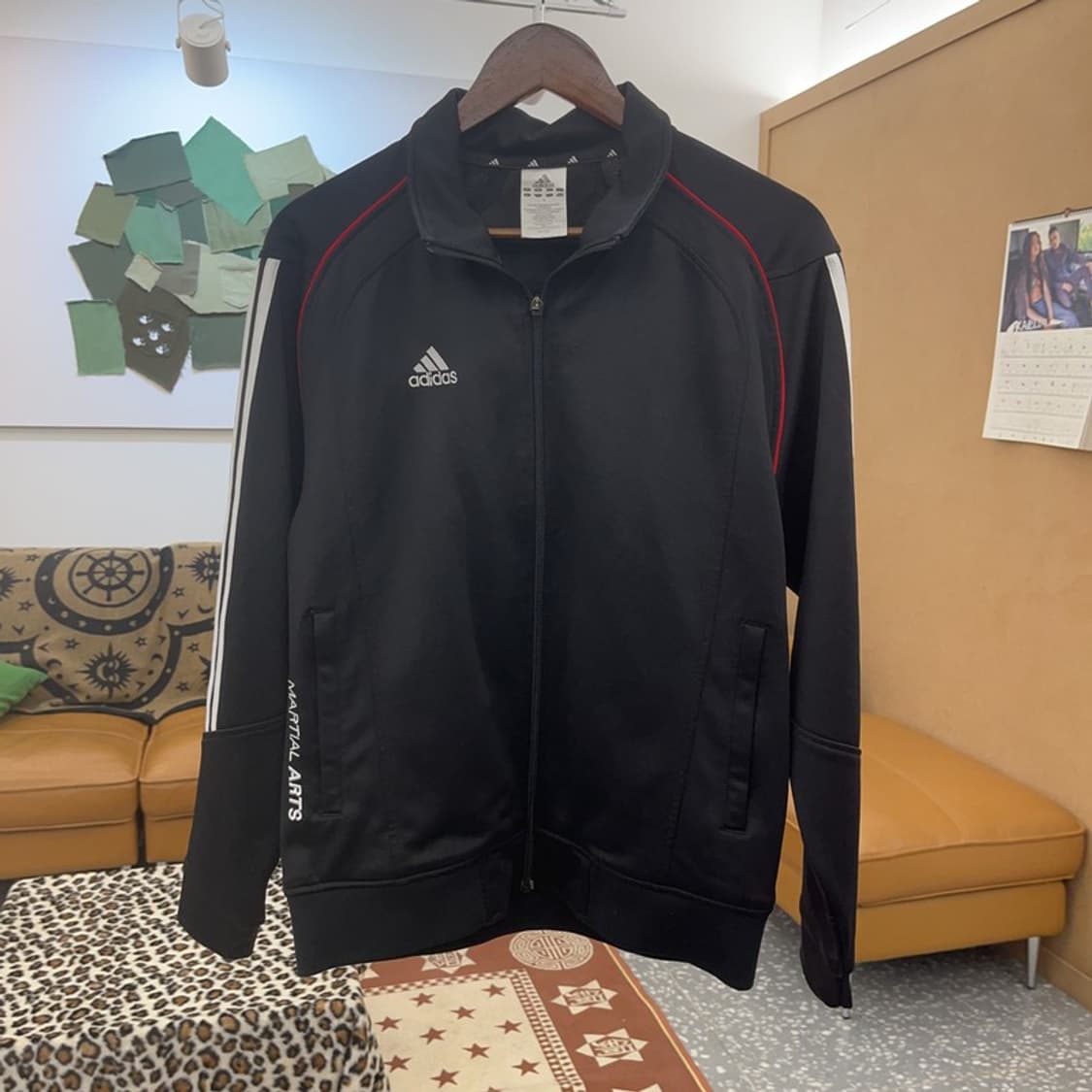 아디다스 올드스쿨 레트로 크로스 배색 져지 집업 L C09219 상품이미지3