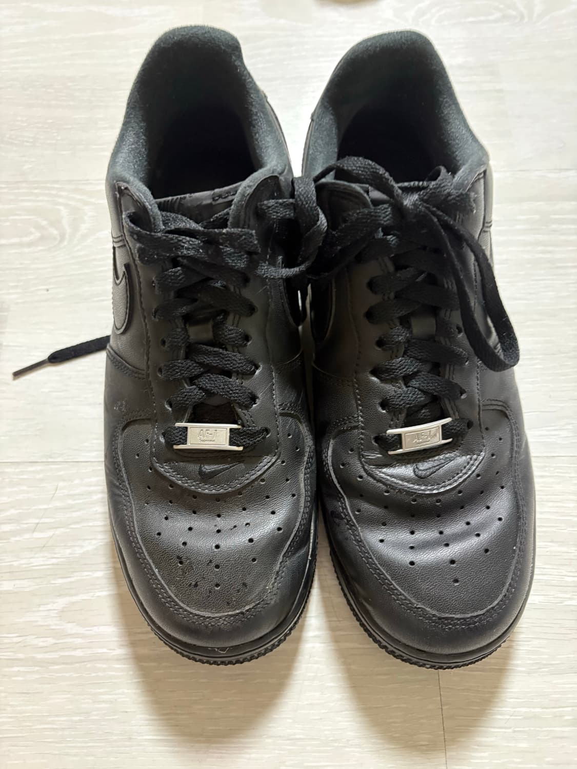 슈프림 에어포스1 블랙 상품이미지2