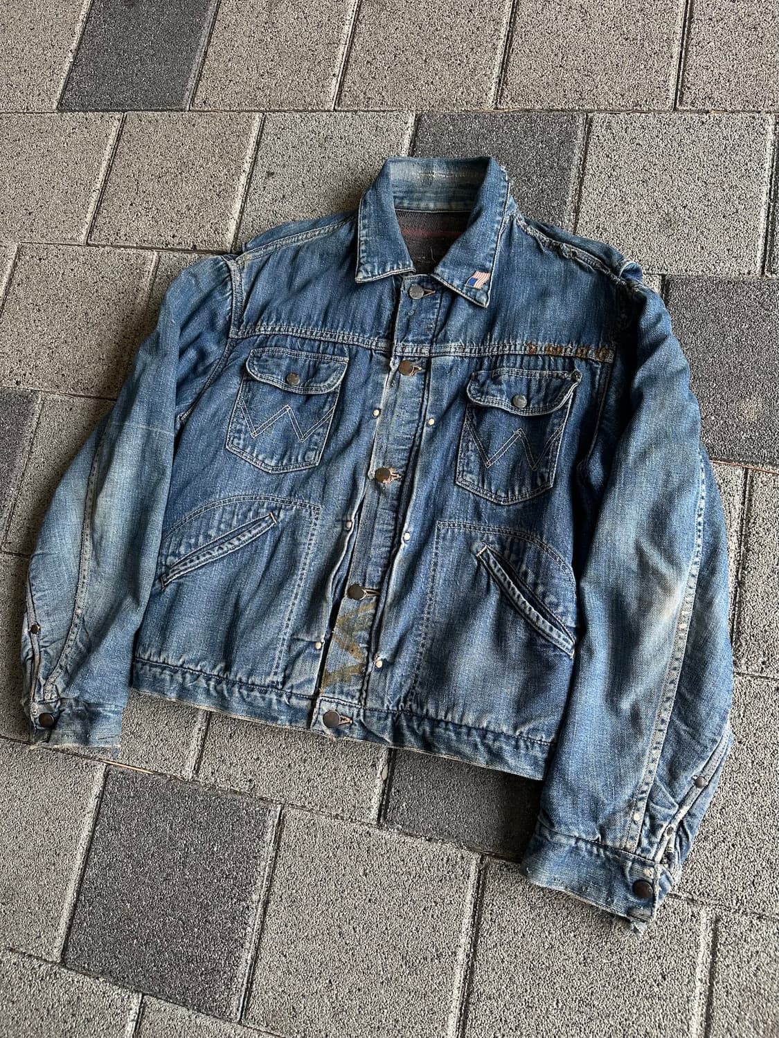 50s 60s Wrangler 111MJ Denim Jacket 상품이미지2