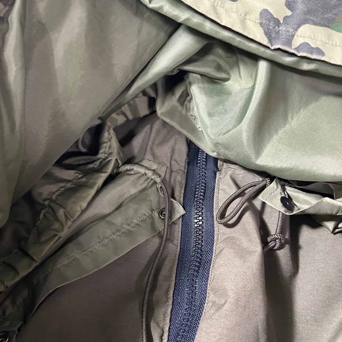 M-L US ARMY 미군 콜드웨더 파카 밀리터리카모 바람막이 상품이미지7