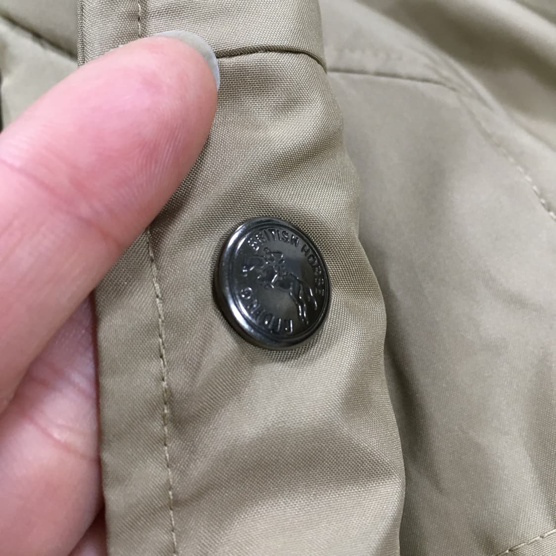 투티/0344 BRITISH HORSE RIDING 레이어드 패딩 빈티지 상품이미지7