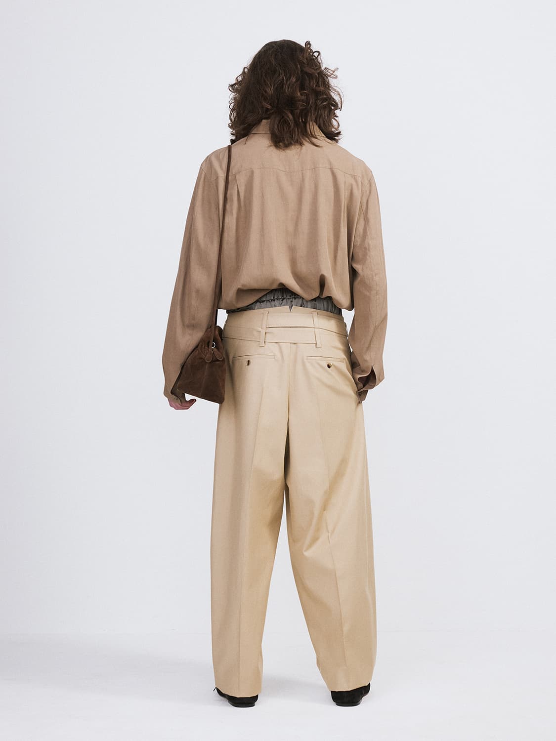 렉토 26SS 투포켓 헌팅탑 셔츠 베이지 카키 상품이미지4