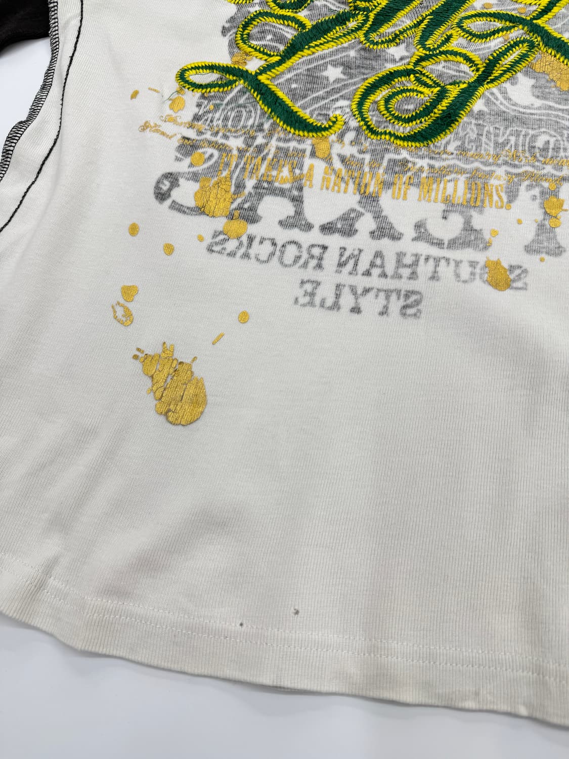 빈티지 레터링 고딕 펑크 긴팔티 상품이미지4