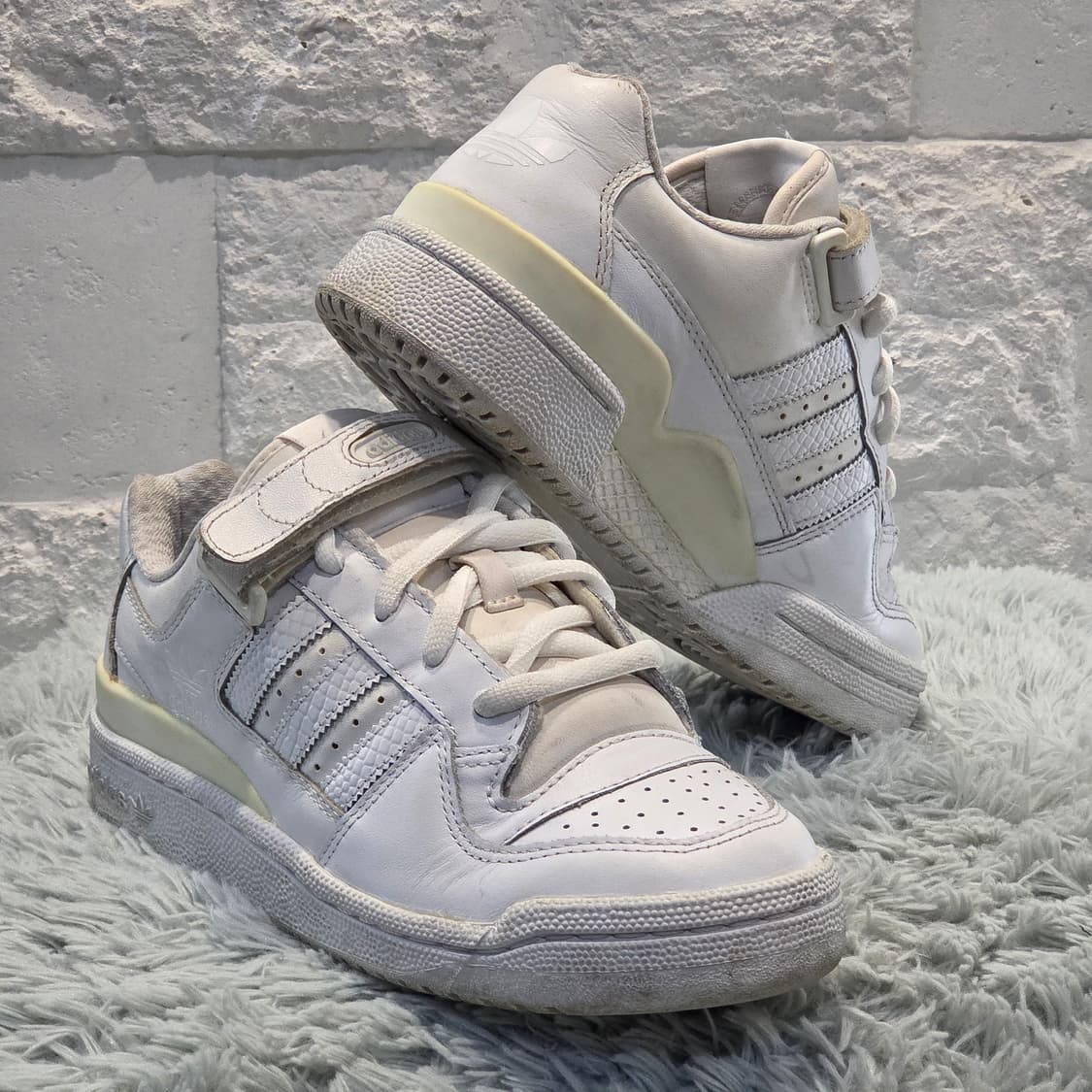 1a-26:아디다스 오리지널스 포럼 로우 화이트(230) 상품이미지4