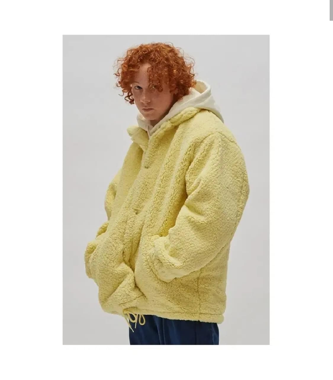 위캔더스 FUR COACH JACKET (CREAM) L 상품이미지2