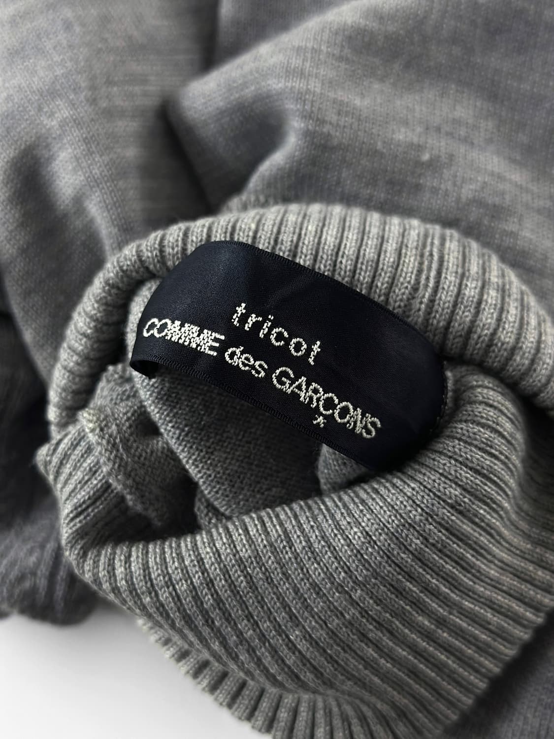 2000 AD 꼼데가르송 트리콧 울 터틀넥 스웨터 상품이미지4