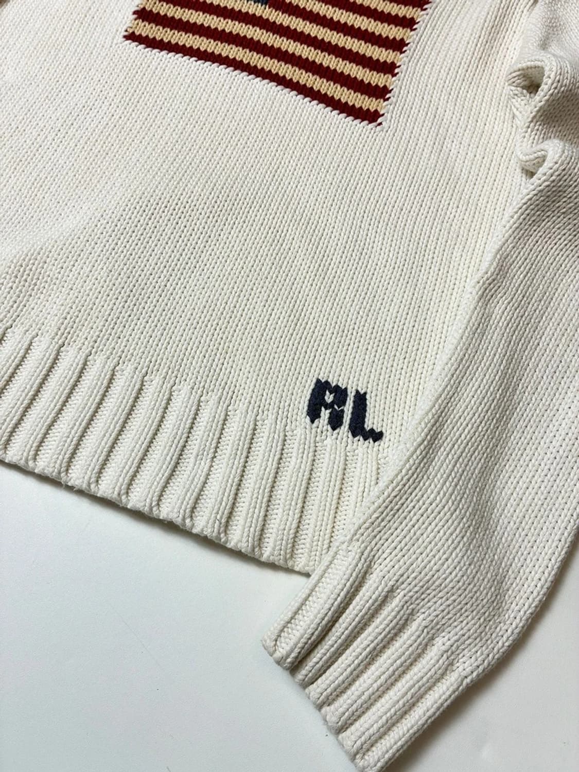 폴로 랄프로렌 00's 헤비코튼 성조기 니트 PN8212 상품이미지4