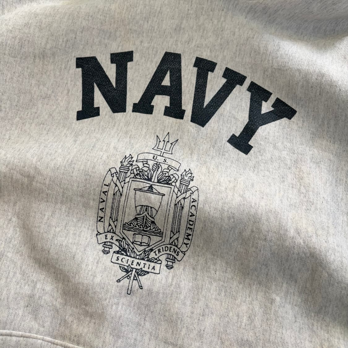 US NAVY USA OG 빈티지 리버스위브 후드티 2XL 상품이미지4