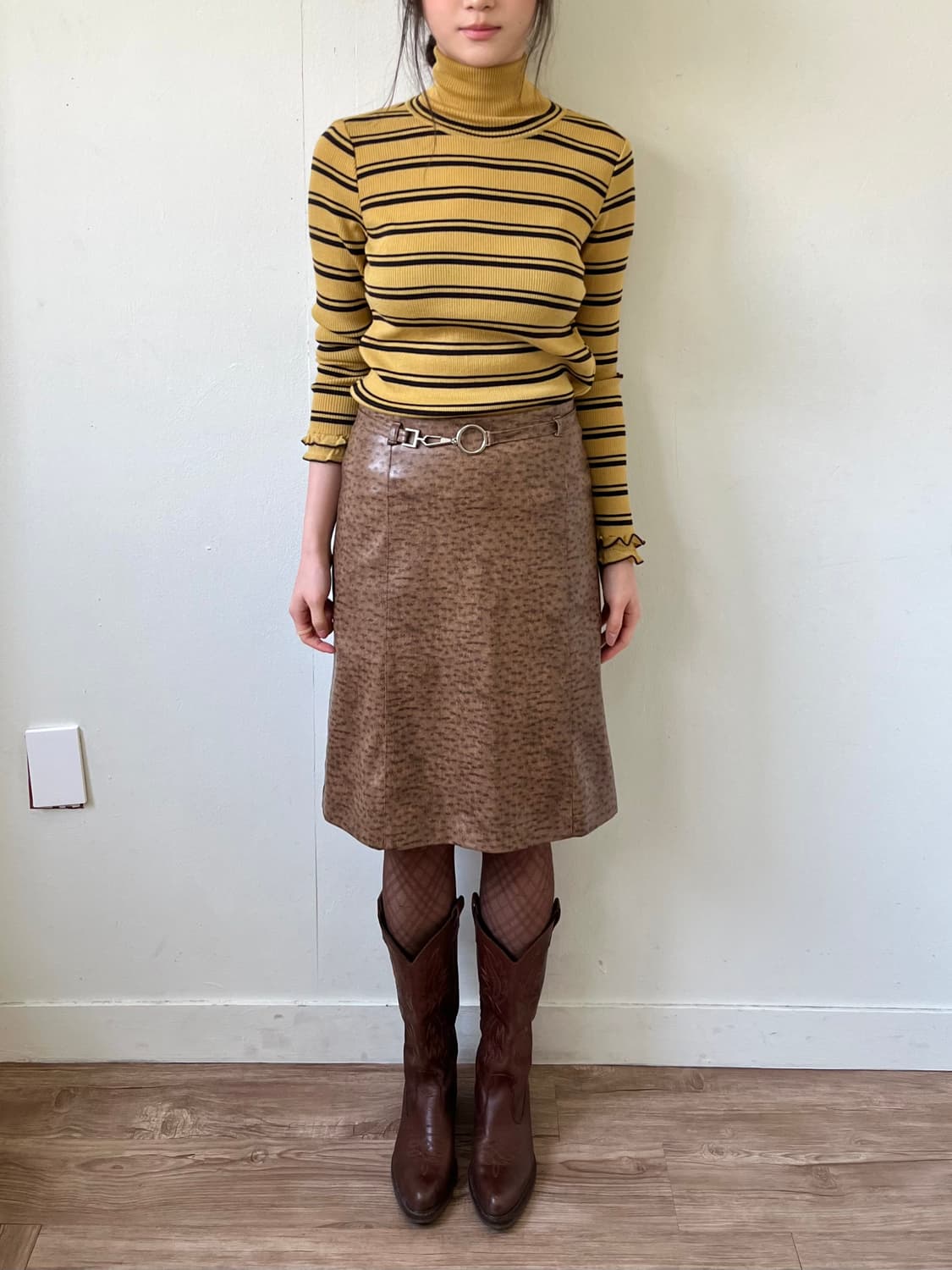 Diab’less 레더 스커트 상품이미지8