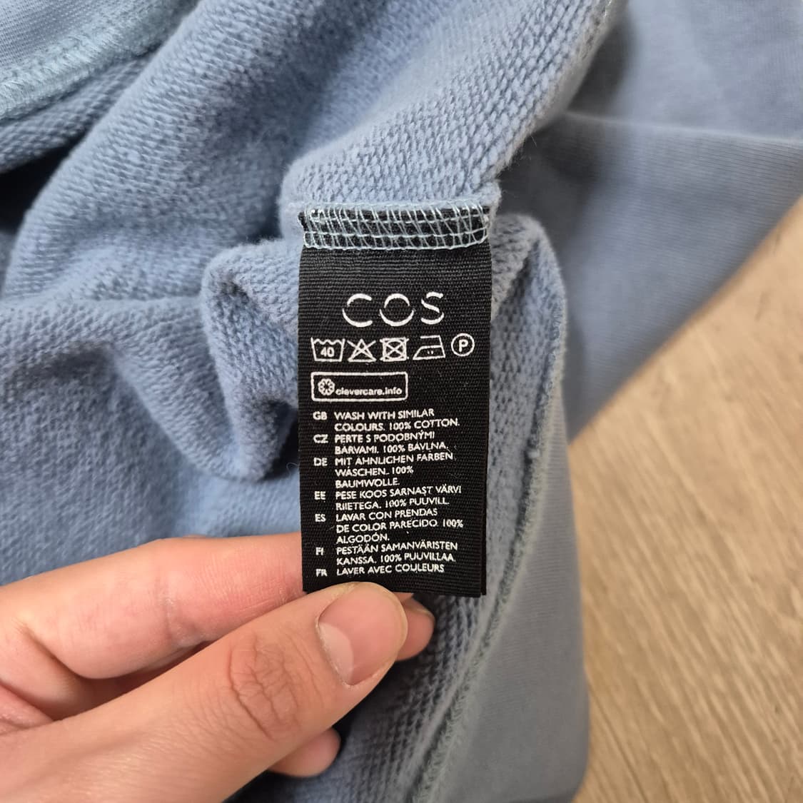 COS 코스 크루넥 맨투맨 L(100) 상품이미지5