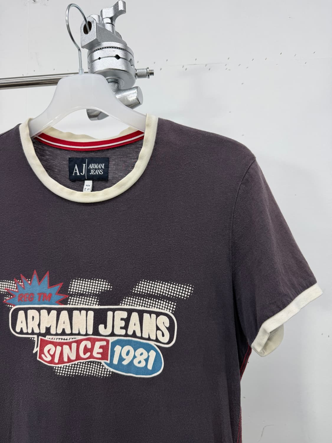 Armani Jeans faded ringer tee 상품이미지7