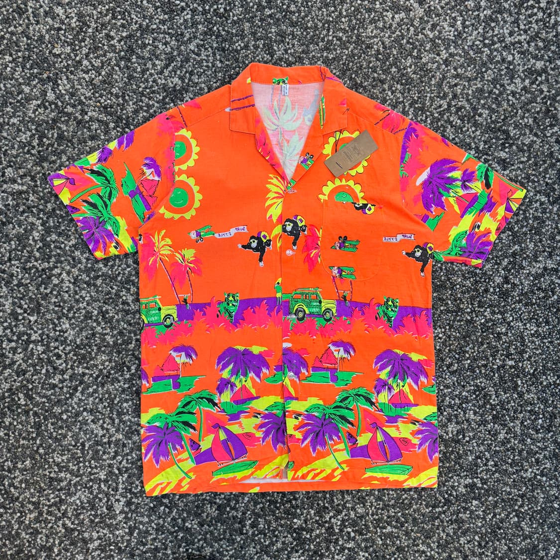 빈티지 하와이안 셔츠 made in Thailand (S)  상품이미지1